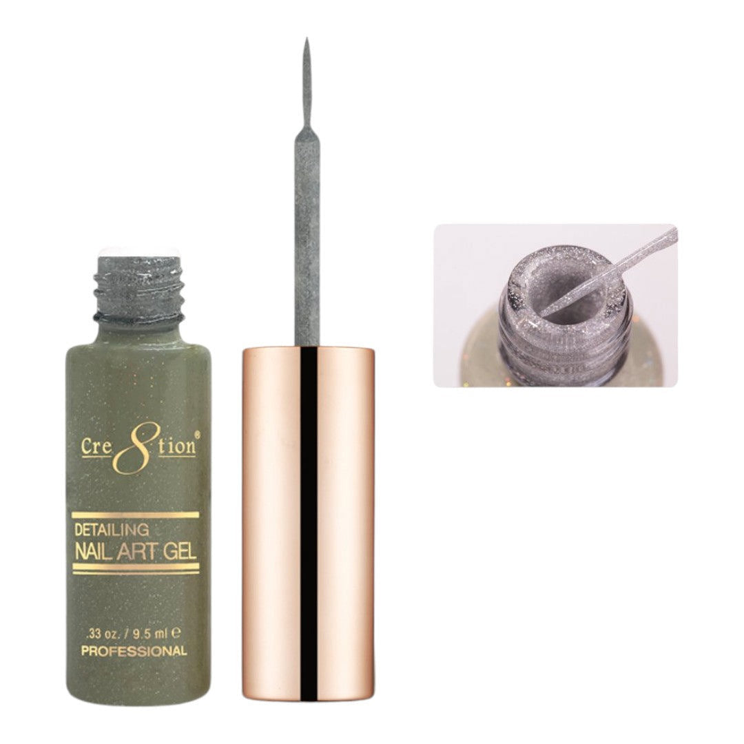 Cre8tion Gel Art Liner - Holographic Glitter #25