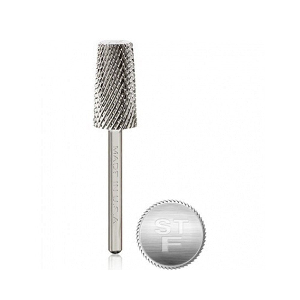 Startool Nail Drill Bits - 3In1 Chamfer STF Fine Grit 3/32 Silver