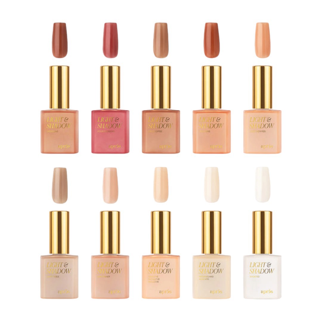 Apres Gel Couleur - Light & Shadow Sheer Collection - Fall 10Pcs