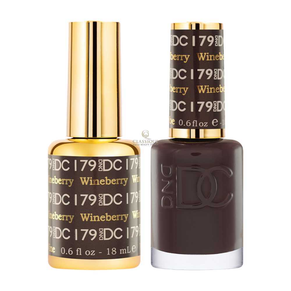 DND DC Gel & Lacquer Duo - Wineberry #179