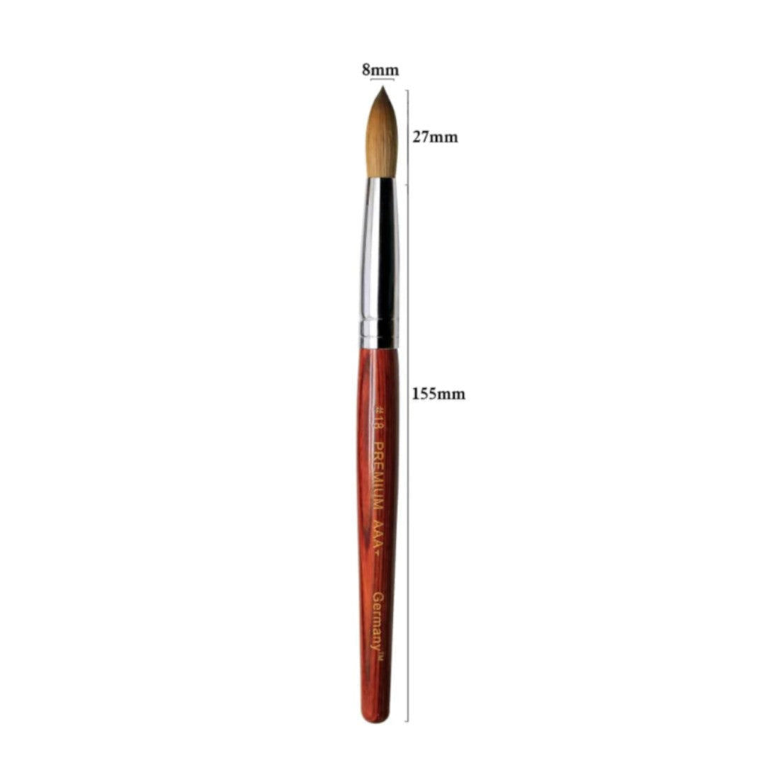 Chisel Acrylic Brush - Premium AAA+ Kolinsky