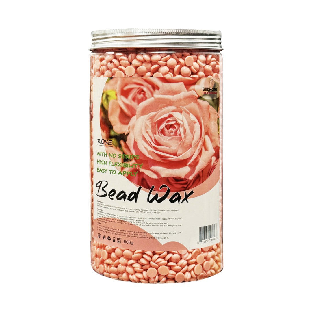 Silk Roma Beads Hard Wax - Rose 800G #BWR800