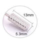 SP Nail Drill Bits - Large Barrel Carbide HC Coarse Grit 3/32 Silver