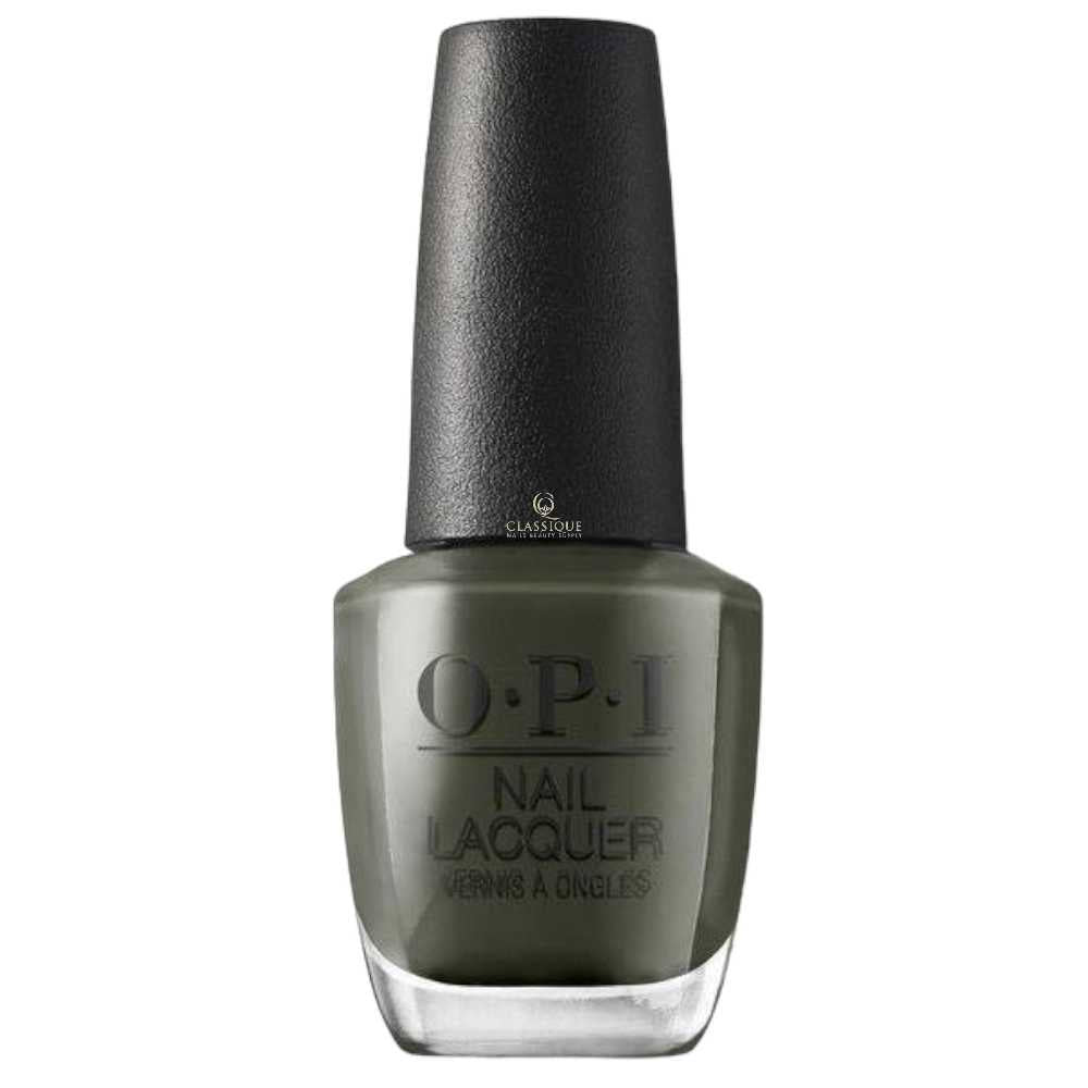 OPI Lacquer - Things I've Seen In Aber-Green #NLU15