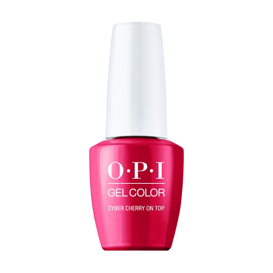 OPI Cyber Cherry on Top - Red Pearl Gel Nail Polish, OPI Metallic Mega Mix fall 2024 collection