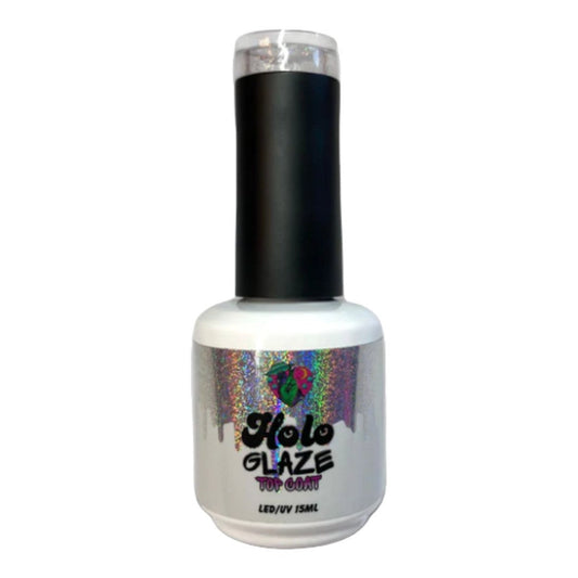 Nailz By Dev Gel Top Coat - Non-Wipe Holo Glaze
