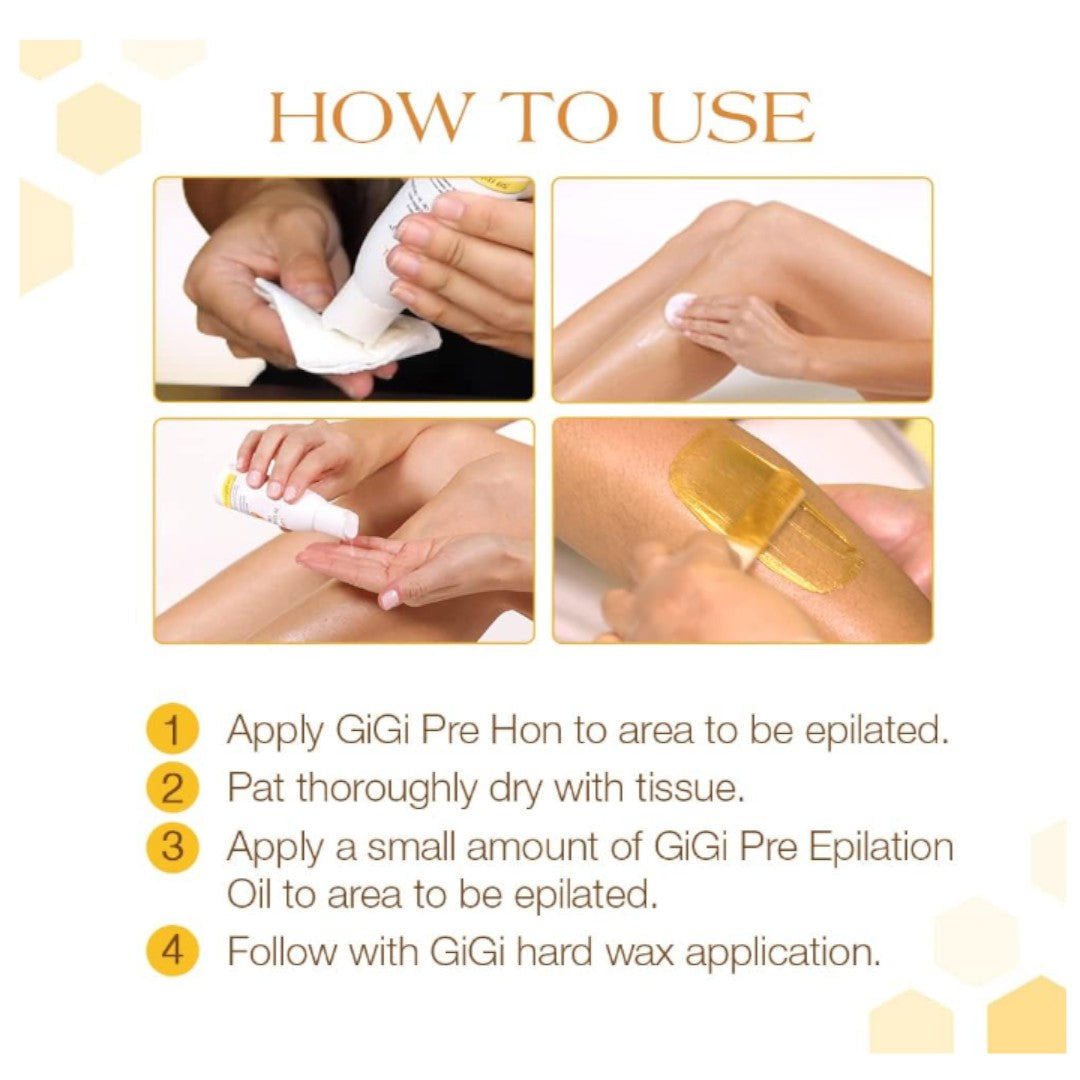 Gigi Pre Epilation Oil 4Oz #0901