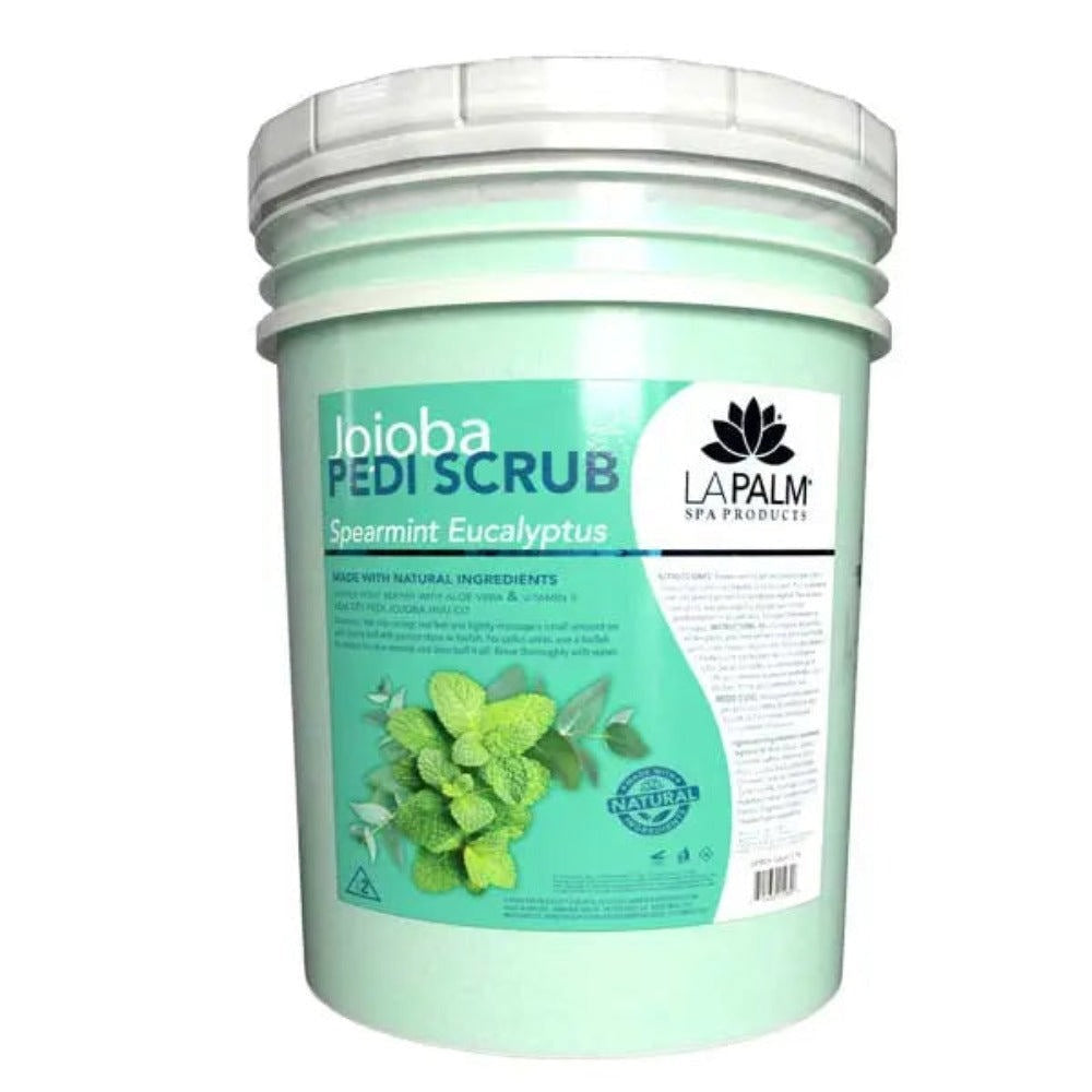 La Palm Pedi Gel Scrub - Spearmint Eucalyptus 5Gal Bucket