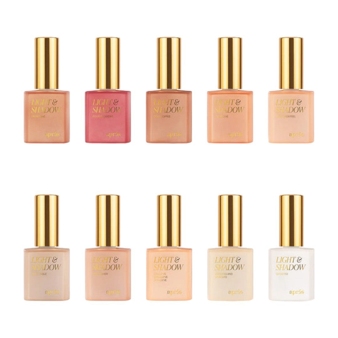 Apres Gel Couleur - Light & Shadow Sheer Collection - Fall 10Pcs