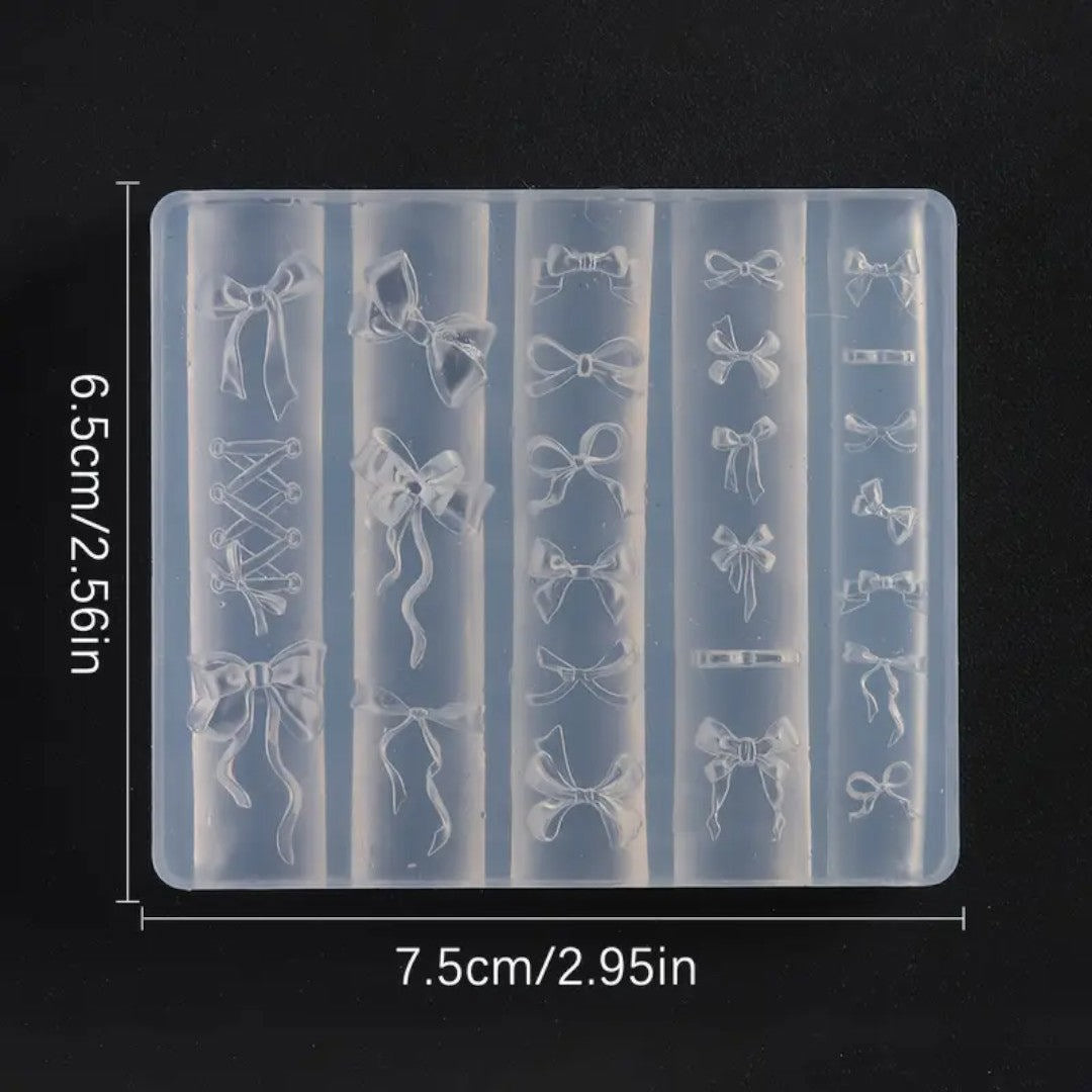 CNBS 3D Silicone Mould – Mixed Bow Designs