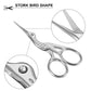 Berkeley Extra-Long Stork Scissors - Silver #SC867SV