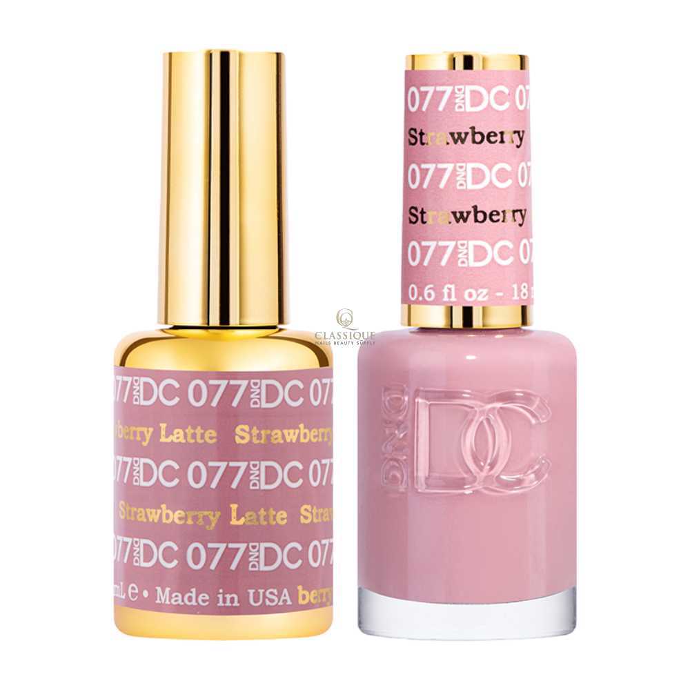 DND DC Gel & Lacquer Duo - Strawberry Latte #077