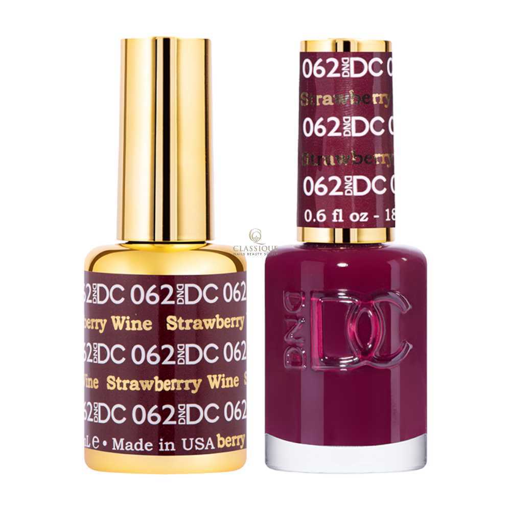 DND DC Gel & Lacquer Duo - Strawberry Wine #062