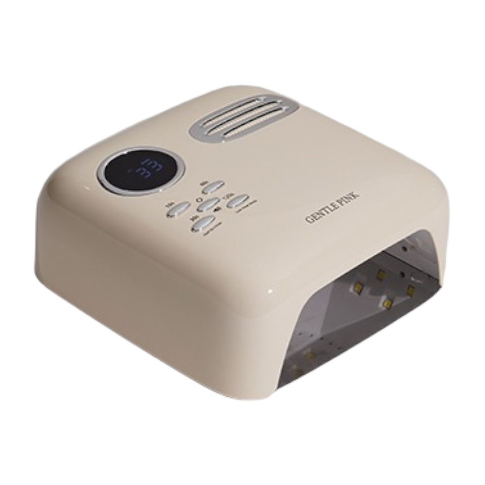 Gentle Pink LED/UV Nail Lamp - Cordless Shiny Pro