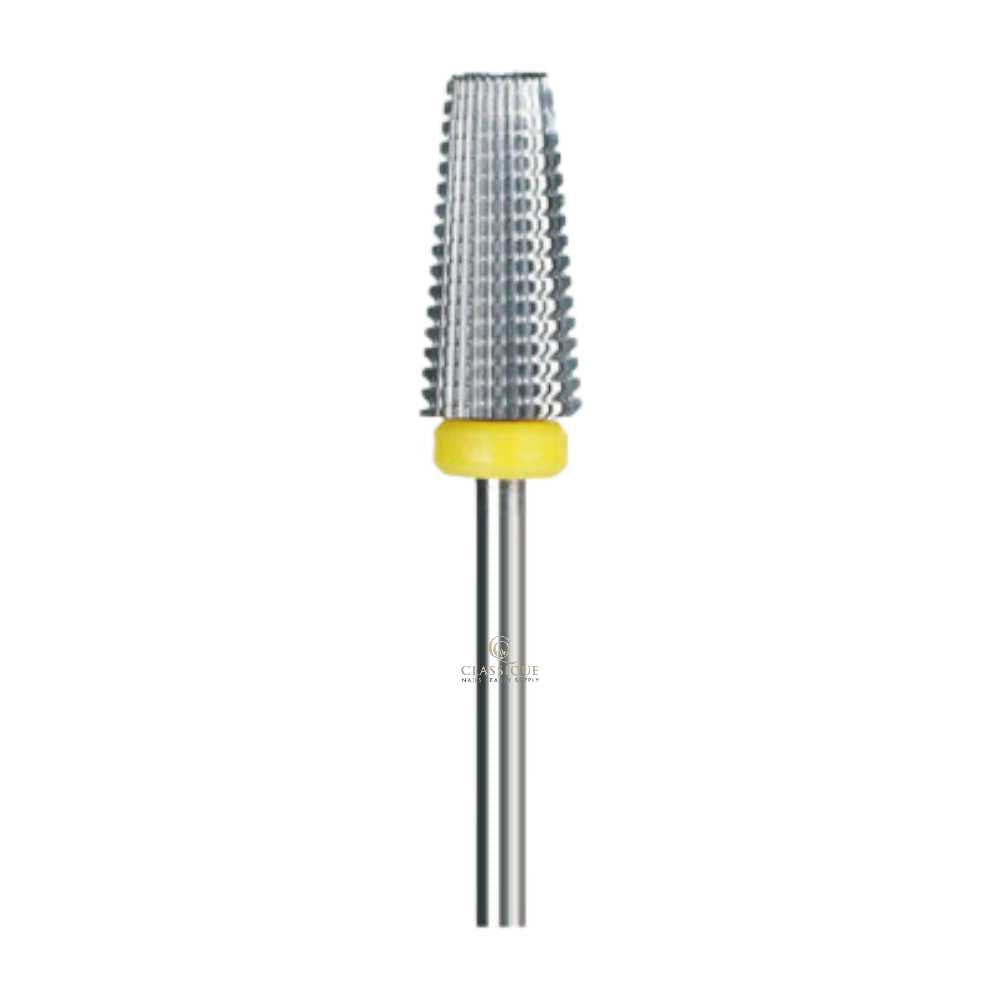 SP Nail Drill Bits - 5in1 Carbide SM Medium Grit 3/32 Silver