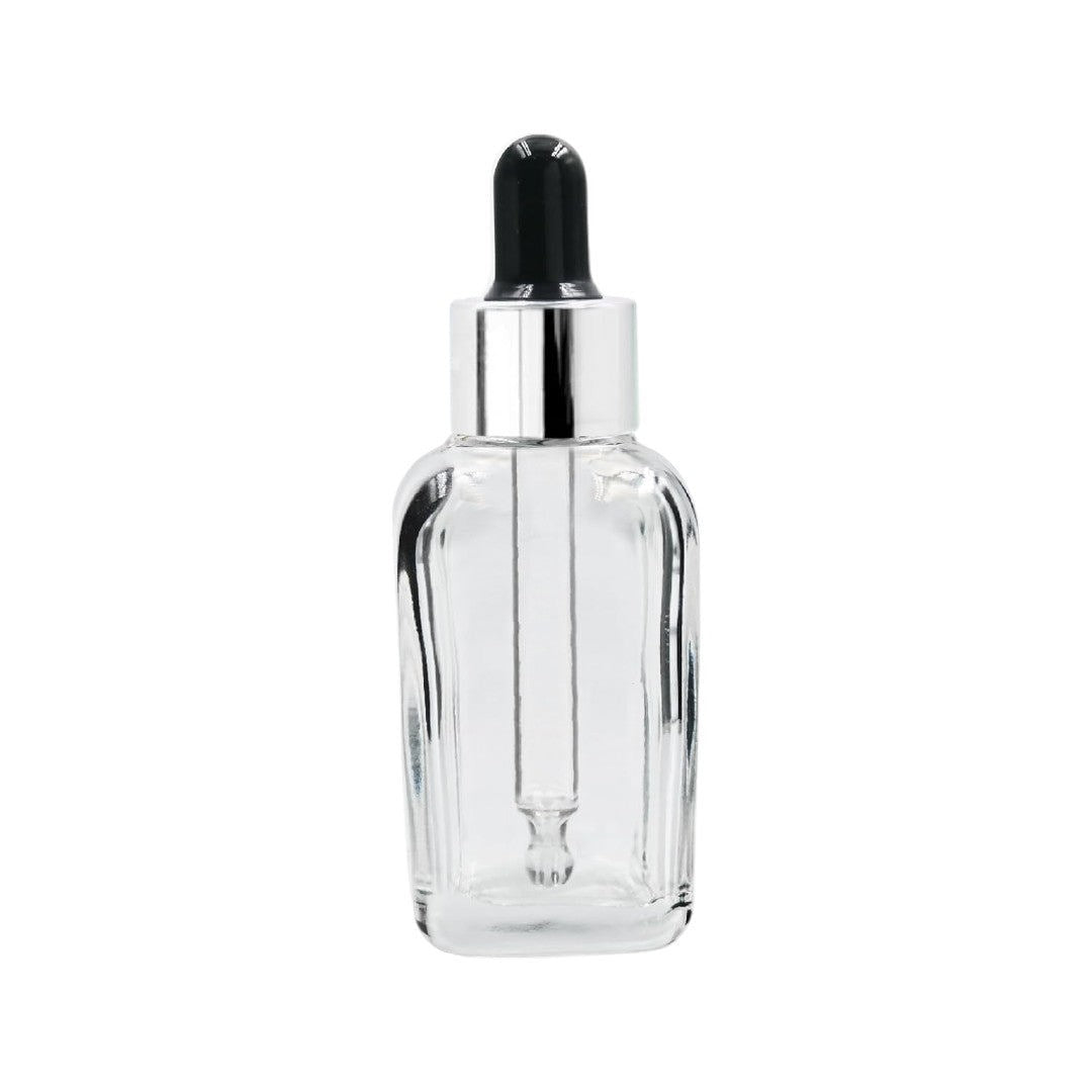 Berkeley Square Bottle W/ Dropper - Clear #BT202CL