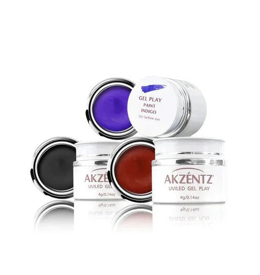 Akzéntz UV/Led Gel Play - Paint Indigo 0.14Oz