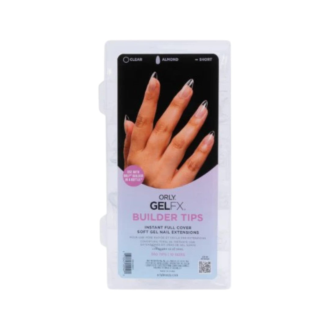 ORLY GELFX Builder Tips - Short Almond Box (550pcs)