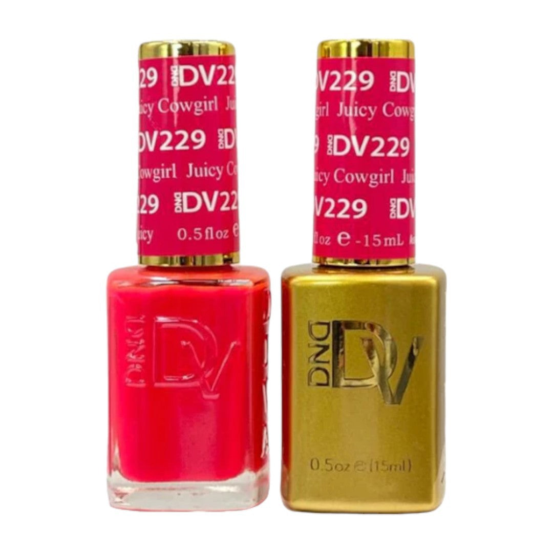 DND Diva Gel & Lacquer Duo - Juicy Cowgirl #229