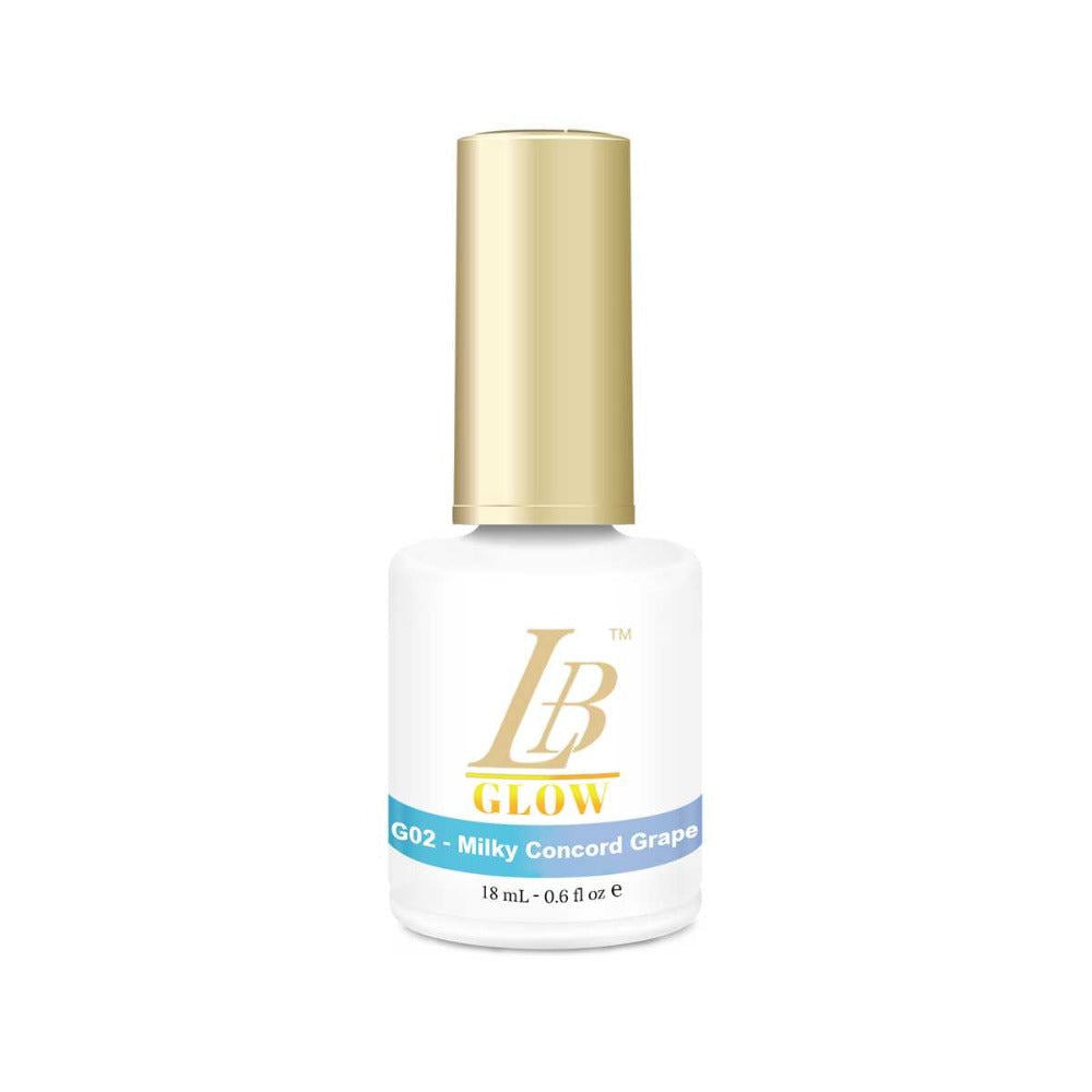 IGel Glow In The Dark Gel Polish - Milky Concord Grape #G02