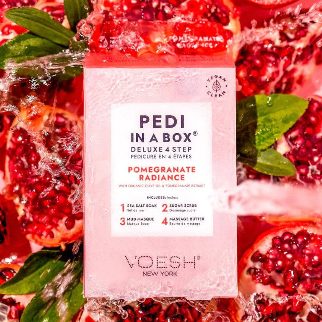 Voesh 4In1 Pedi In A Box - Pomegranate Radiance #VPC208POM