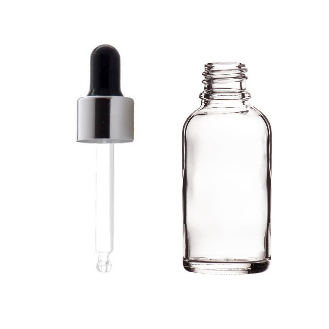 Berkeley Square Bottle W/ Dropper - Clear #BT202CL