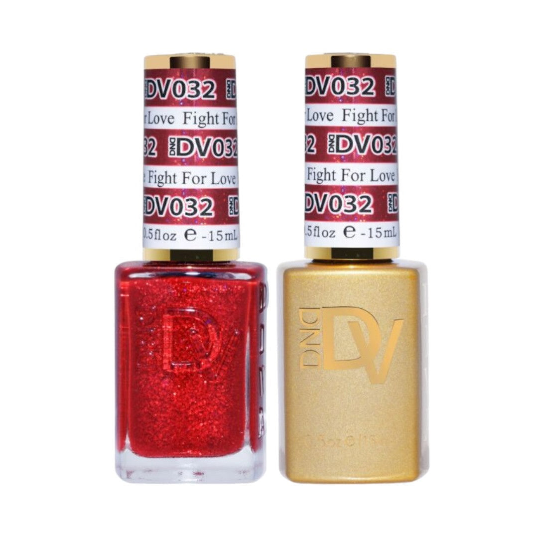 DND Diva Gel & Lacquer Duo - Fight For Love #032