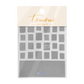 CNBS Nail Stickers - Textured Woven Patterns