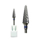 SP Nail Drill Bits - Large Rounded Cone Carbide 3/32 Silver