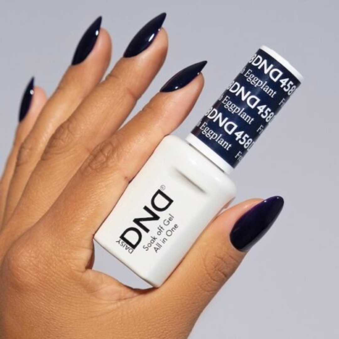 DND Gel & Lacquer Duo - Fresh Eggplant #458