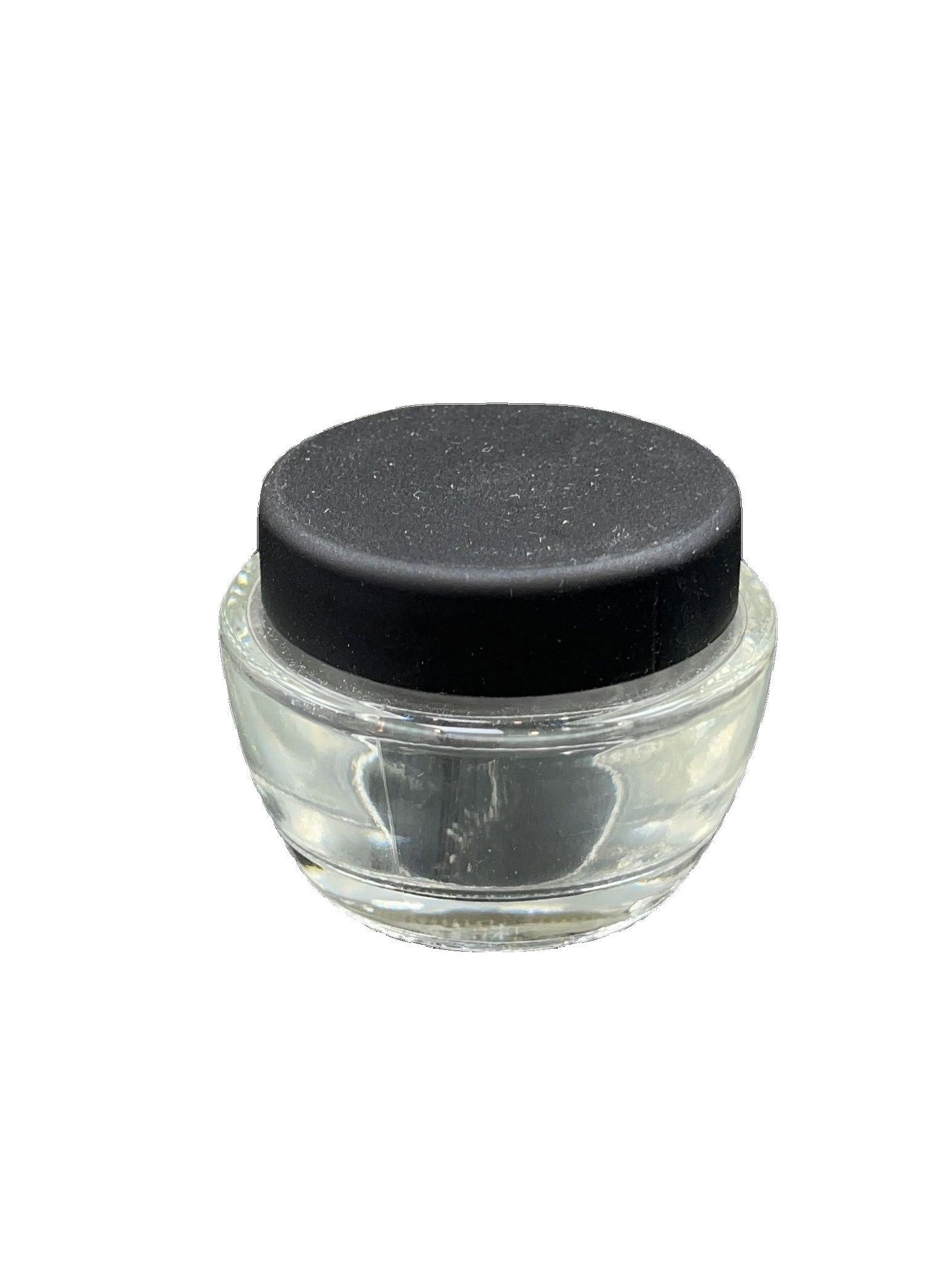 Glass Dappen Dish w/ Black Lid GDD-CLL