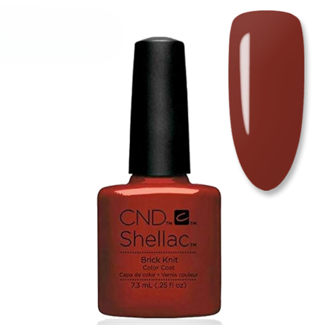 CND Shellac 0.25Oz - Brick Knit