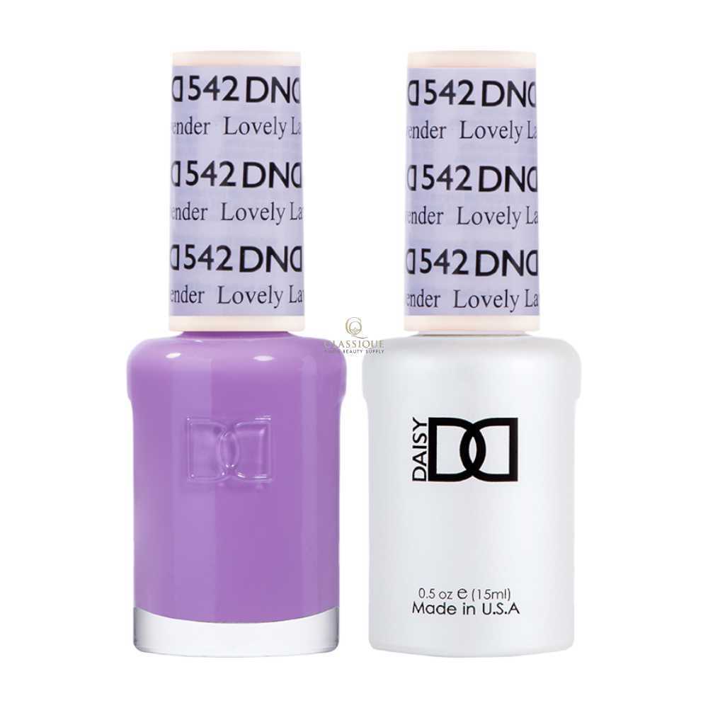 DND Gel & Lacquer Duo - Lovely Lavender #542