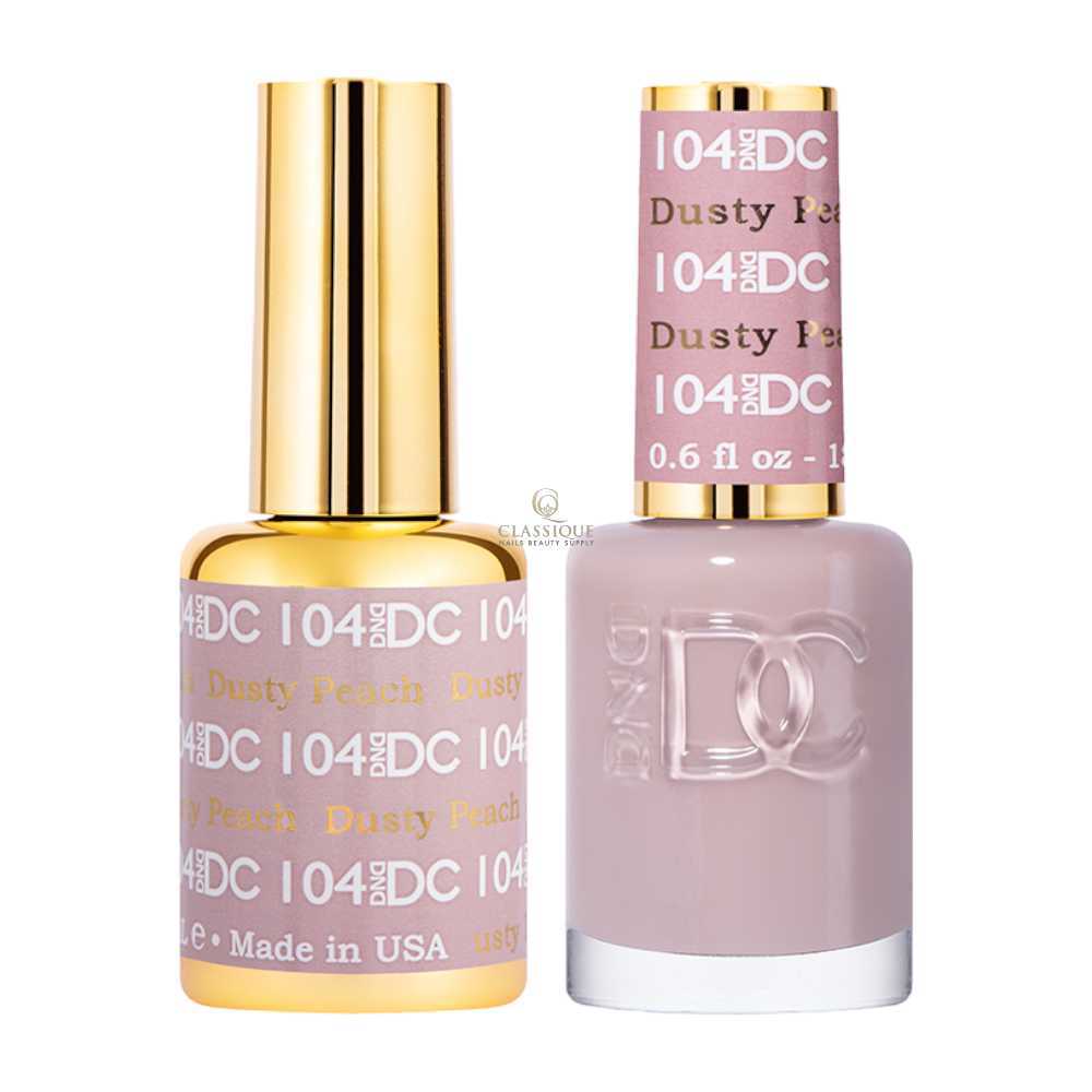 DND DC Gel & Lacquer Duo - Dusty Peach #104
