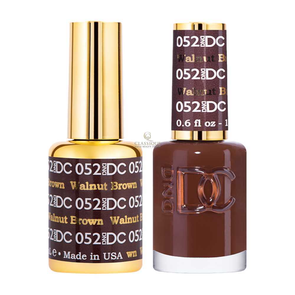 DND DC Gel & Lacquer Duo - Walnut Brown #052