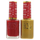 DND Diva Gel & Lacquer Duo - Left Him On Red #163