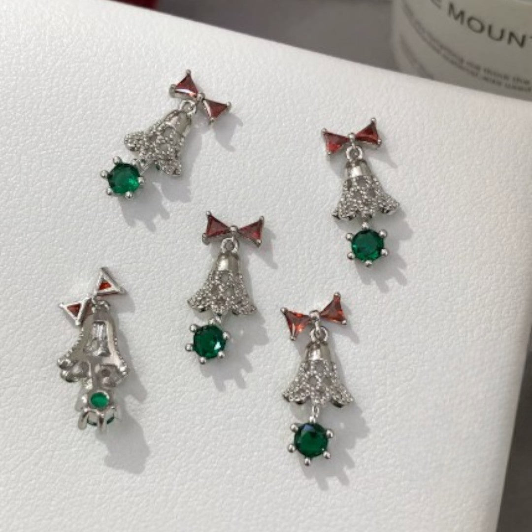 CNBS Nail Charms - Christmas Tree (5pcs)