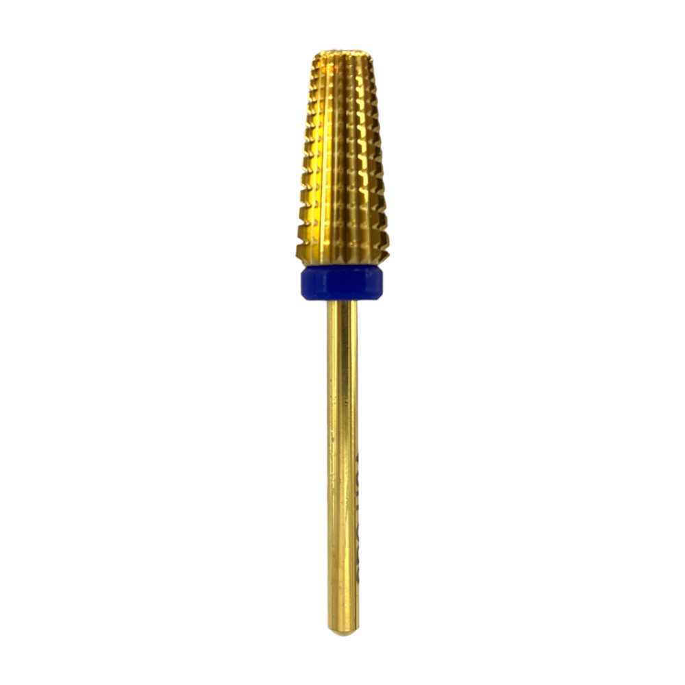 SP Nail Drill Bits - 5in1 Carbide GC Coarse Grit 3/32 Gold