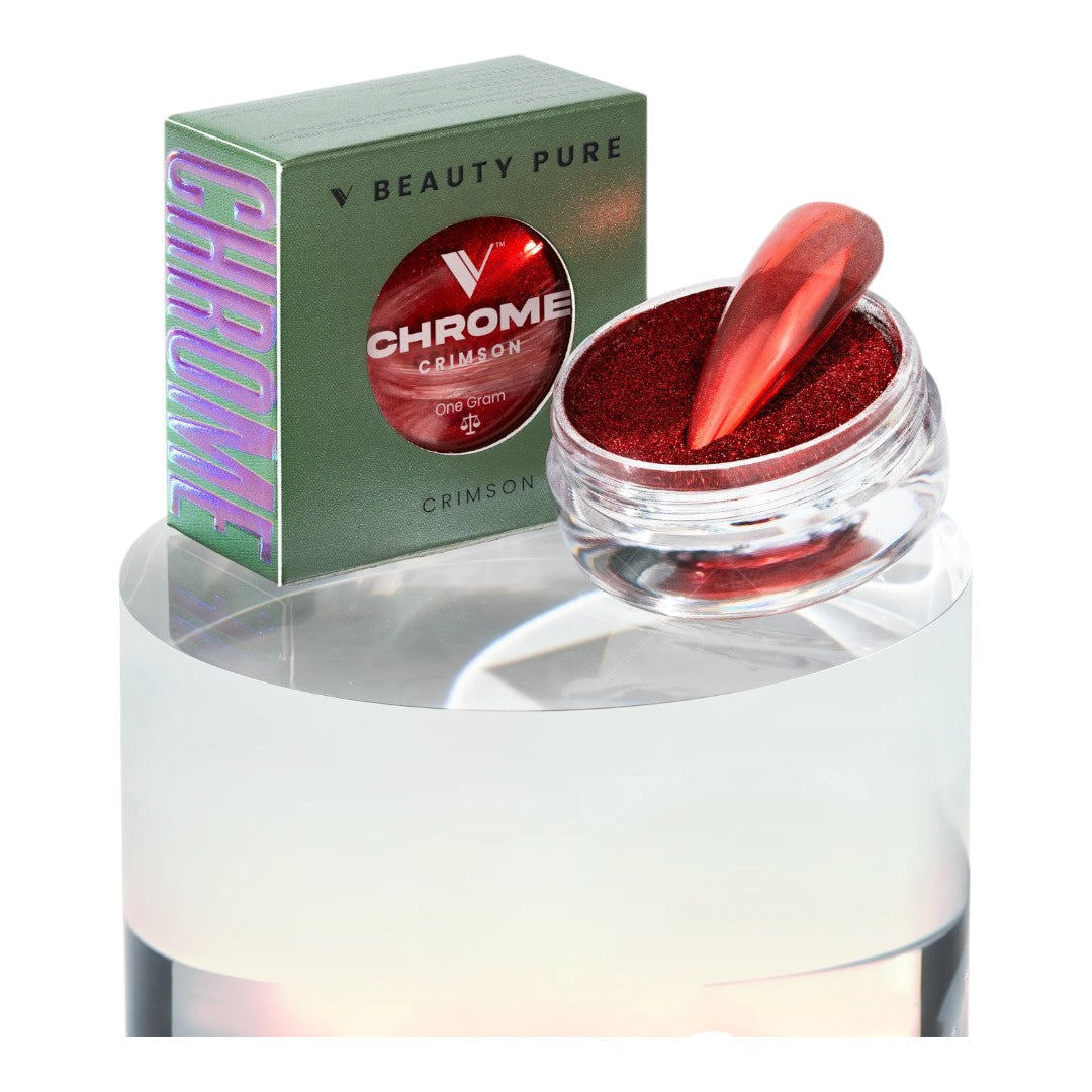 V Beauty Pure Chrome Powder - Crimson