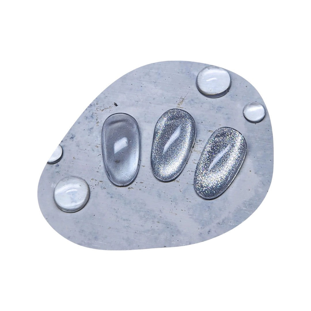 Jel and Gel Cat Eye Gel Polish - Silver Magnetic Collection #SMG001-003 (3pcs)