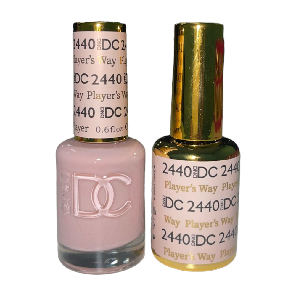 DND DC Sheer Gel & Lacquer Duo - Player's Way #2440