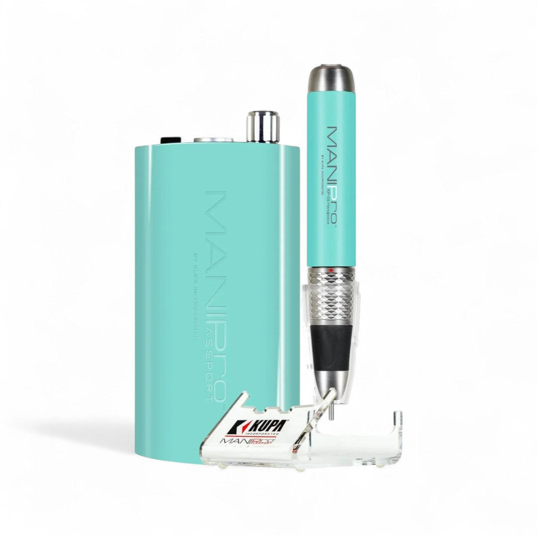Kupa Portable Manipro Passport E-File Complete Set W/ KP-55 Handpiece - Teal