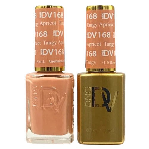 DND Diva Gel & Lacquer Duo - Tangy Apricot #168