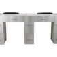 Fiori Omni Double Nail Table w/ Air Vent (Call to Order)