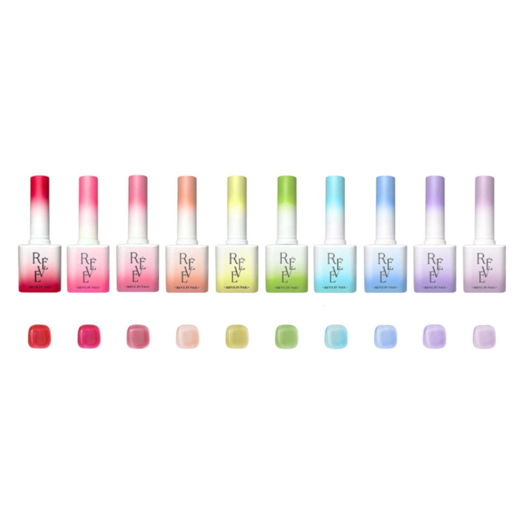 Reve In Nail Syrup Gel Polish - Delight Series (10pcs)