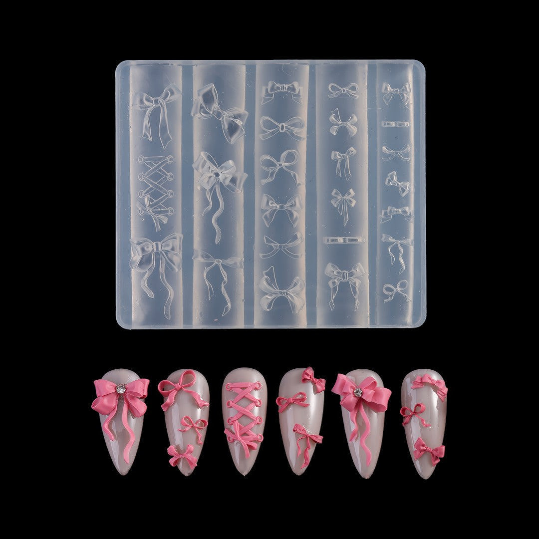 CNBS 3D Silicone Mould – Mixed Bow Designs