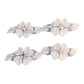CNBS Nail Charms - 3D Handmade Acrylic White Flower 2 Varied Style 4Pcs