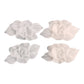 CNBS Nail Charms - 3D Handmade Acrylic White Flower 2 Varied Style 4Pcs