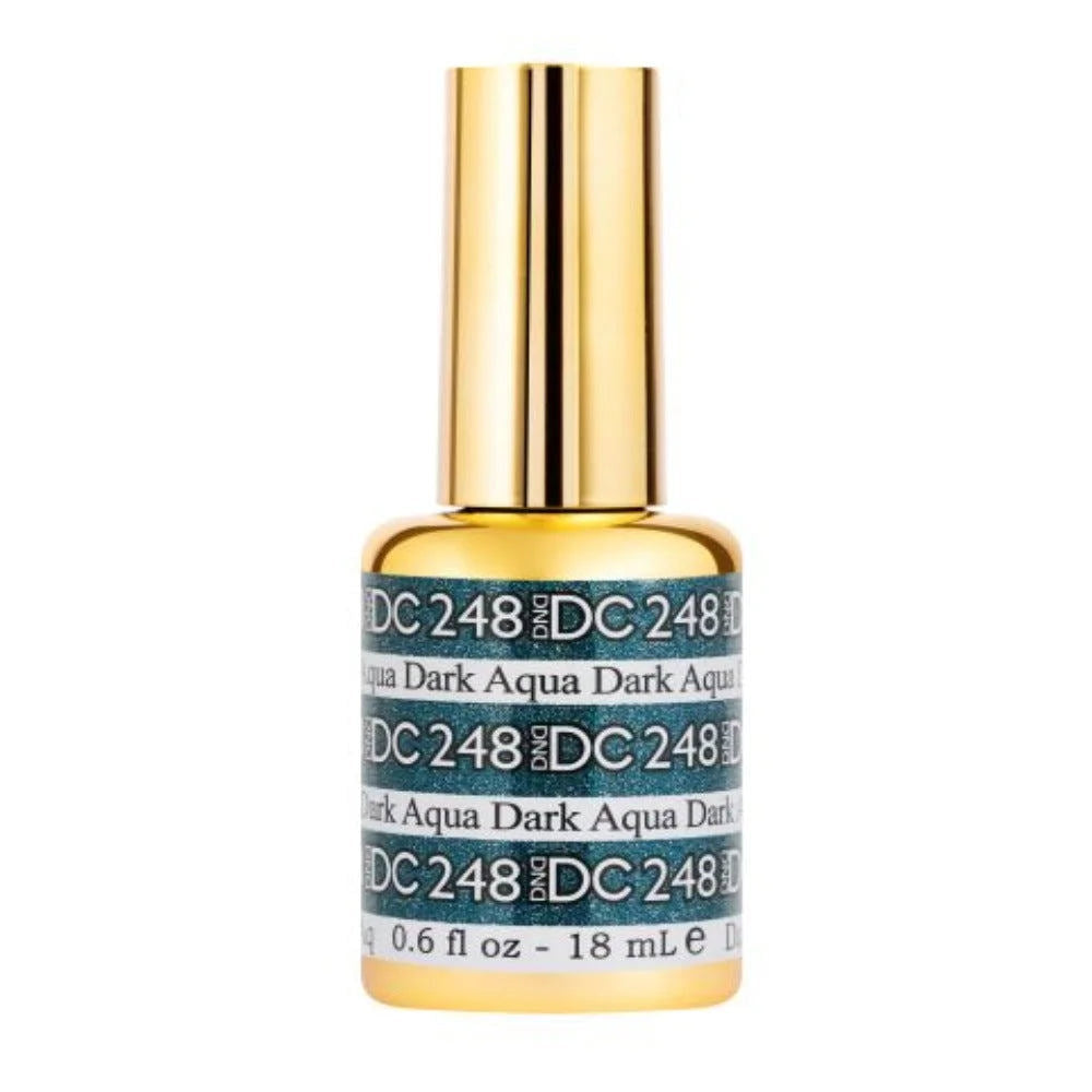 DND DC Mermaid Gel Polish - Dark Aqua #248