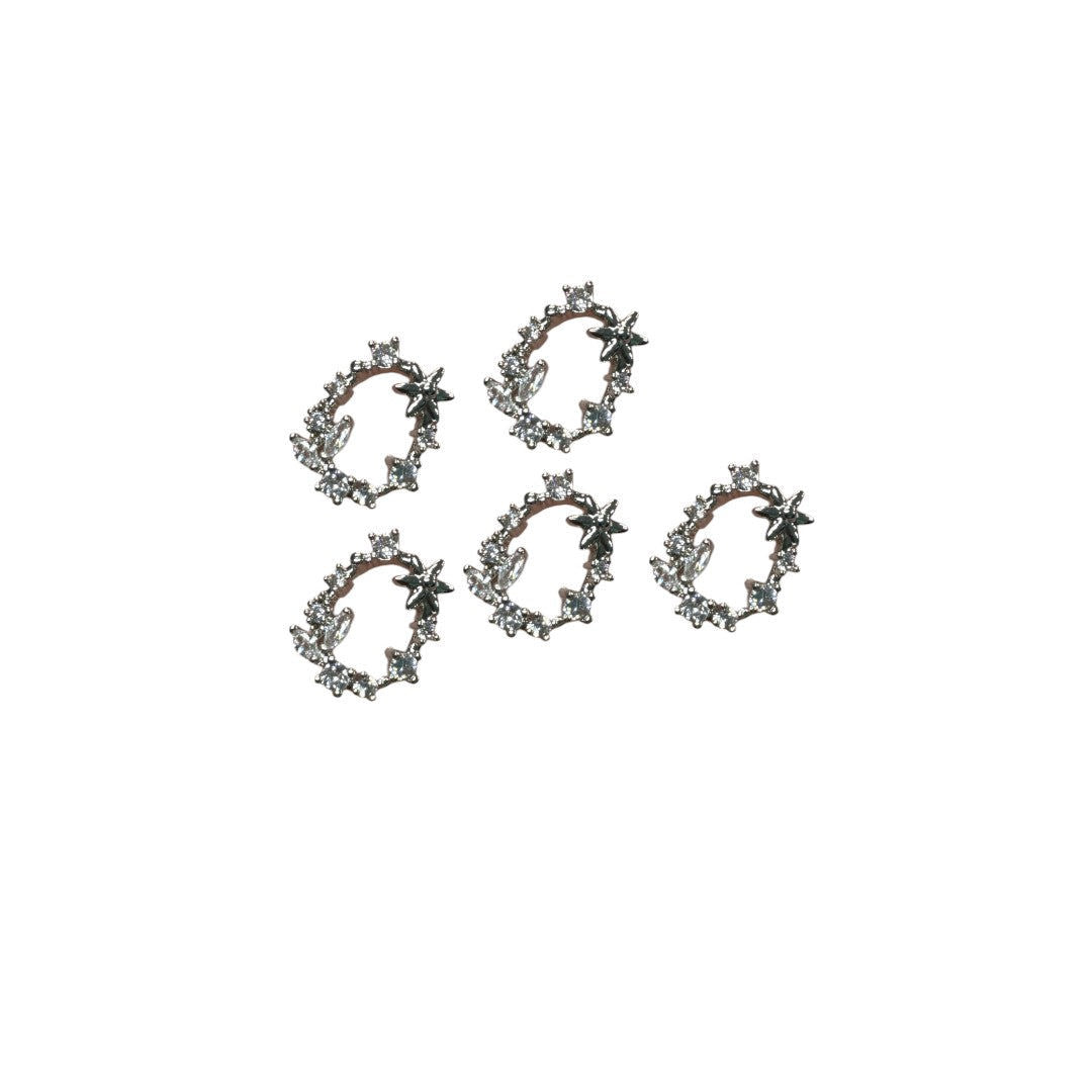 CNBS Nail Charms - Christmas Garland & Wreaths (5pcs)